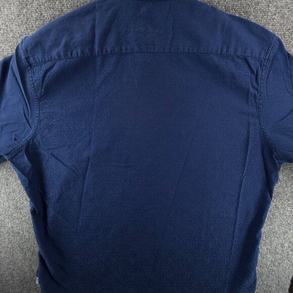 Robert Graham Blue 2XL Classic Fit Button Up Shirt Cotton Long Sleeve Paisley - Picture 14 of 14